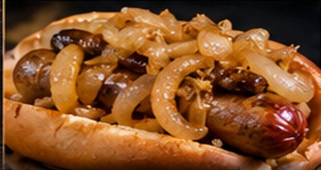 Gourmet hot dog